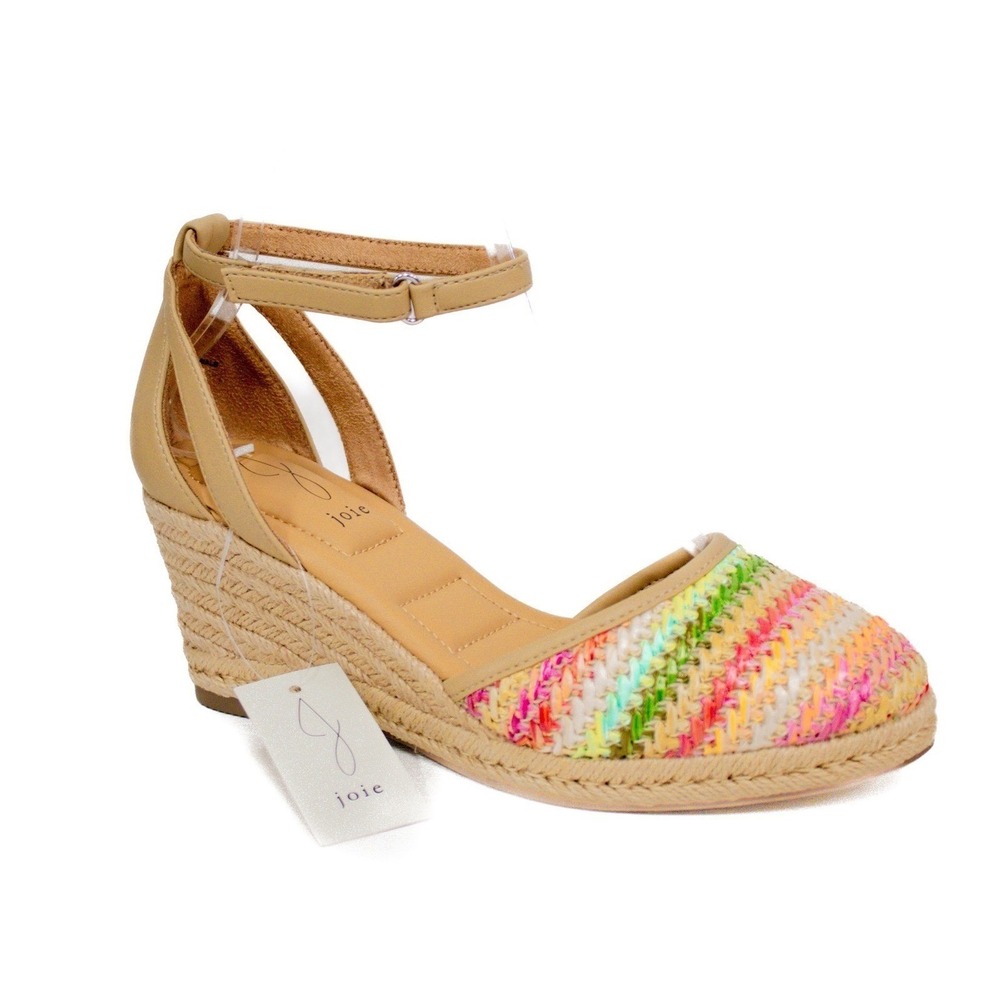 Joie Sloan Espadrille Wedge Sandals, Striped Zig Zag, Women's Size 7 M -NWT - Picture 12 of 12
